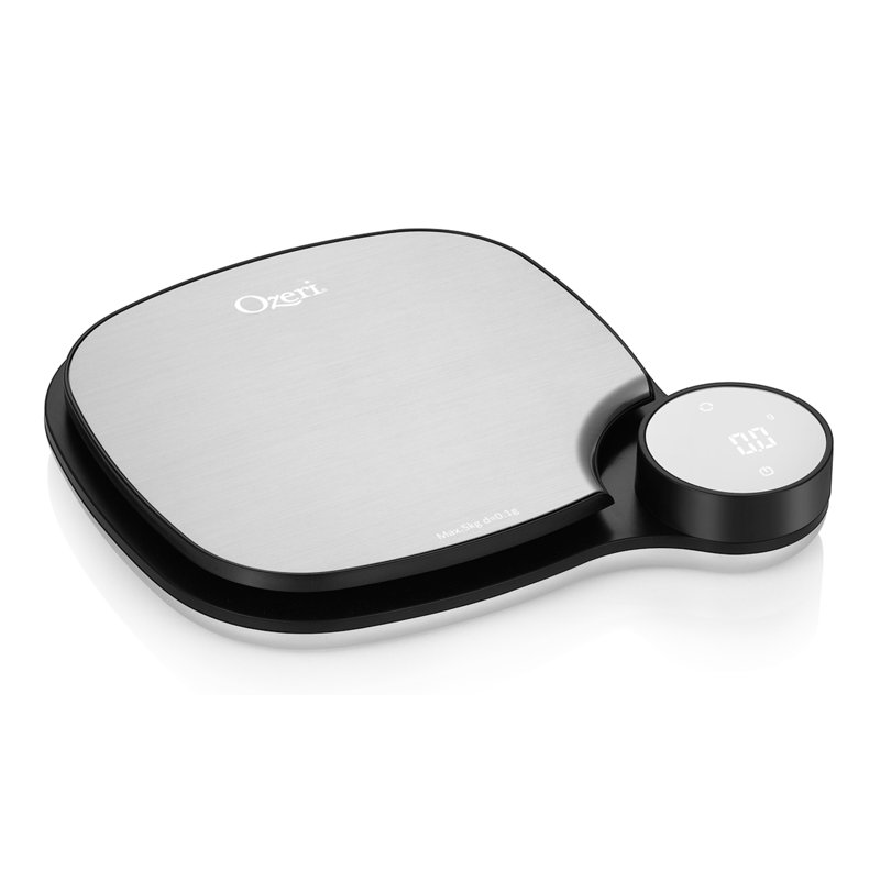 Balance de cuisine Ozeri ZK26 en acier inoxydable avec technologie de pesage de 0,1 g (0,01 oz)
