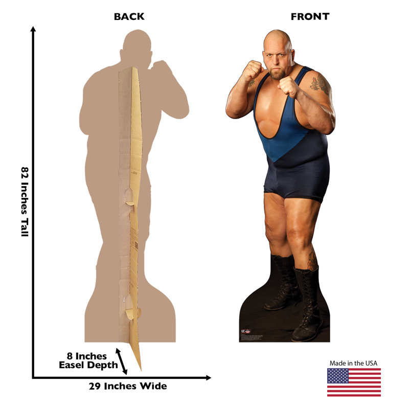 89'' Blue and Black WWE Big Show Cardboard Standup