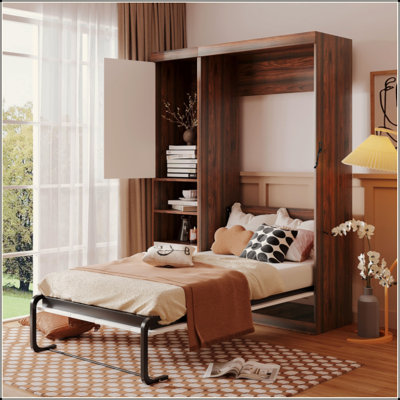 Lit escamotable avec armoire Murphy