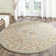 Tapis oriental en laine touffeté à la main bleu / beige Samuel