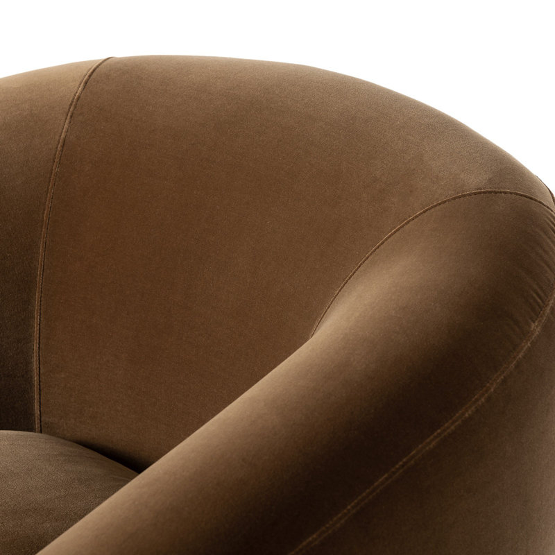 Chantal Swivel Club Chair, Surrey Ochre