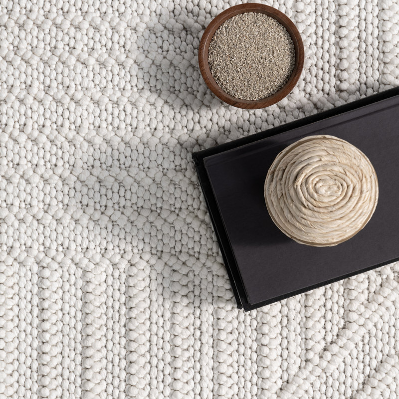 Tapis géométrique pour salle à manger Makena, Tapis de couloir 2 pi x 8 pi
