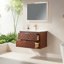 Meuble-lavabo mural simple et flottant 30 po avec comptoir en céramique pré-assemblé 30 po-1021792725
