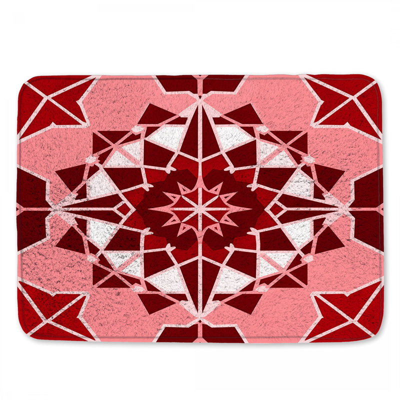 Tapis de bain Mandala, L 34 po x L 21 po