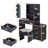 Calletano 44.3"Wide Makeup Vanity Set with Mirror Cabinet, Stool,5 Drawers-421445683