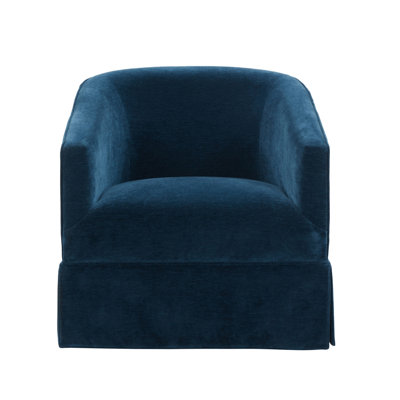 Earl Baltic Skirted Swivel Chair