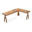 Bureau rectangulaire brun en bois massif-1888333485-1888333487