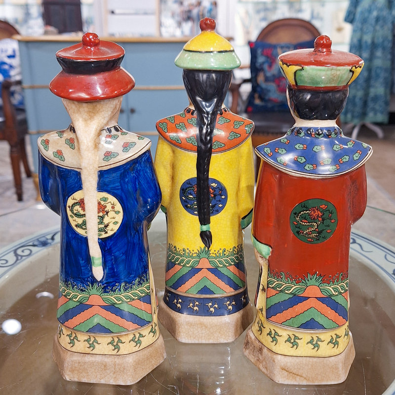 People Figurines & Sculptures, Yellow/Blue/Red