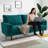 Mauck Modern Sofa,70 Inch Velvet Couch for Living Room,Spring Cushions,Solid Wood Frame,Easy Assembly for Small Spaces-877149547