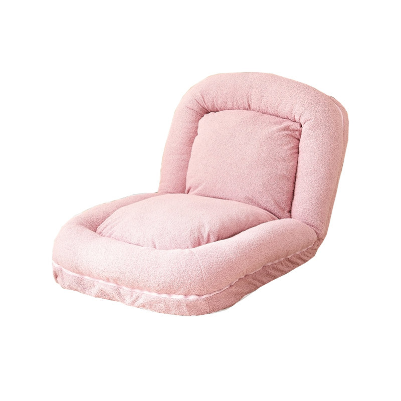 Triple Fold Down Sofa Bed, Pink Fabric