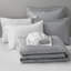 Camden Chambray Print Microfiber Comforter Set With Bed Sheets-99379819-99405262