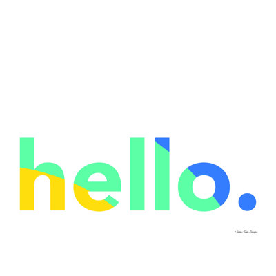 Hello - Wrapped Canvas Print