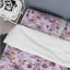 Mauve fleur mauve - ensemble de housse de couette transitionnel-109161358