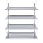 Amgood 16 In. X 60 In. Four-Tier Metal Wall Mount Shelf