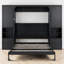  Lit escamotable, lit escamotable avec garde-robe et bureau, bois, tiroirs et étagères de rangement, moderne et contemporain, pièce multifonctionnelle-1791605602-1783508843