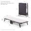 Jay-Be® Hideaway Folding Guest Bed, Space-Saving, 360° Castors, with Hypoallergenic, Breathable e-Fibre Mattress, Single-135580573