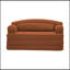 Causeuse pliable en velours côtelé avec coussin moelleux-133086489