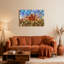 Abstrait feuilles d'automne, reproduction d'art sur toile tendue-456598240