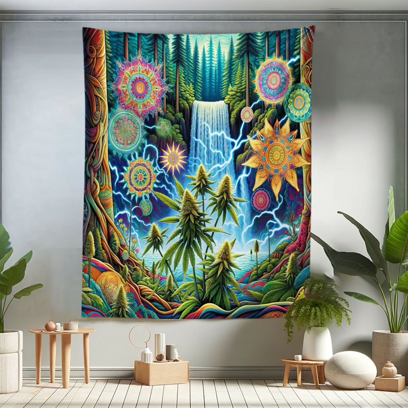 Microfiber Tapestry, 88" H x 68" W
