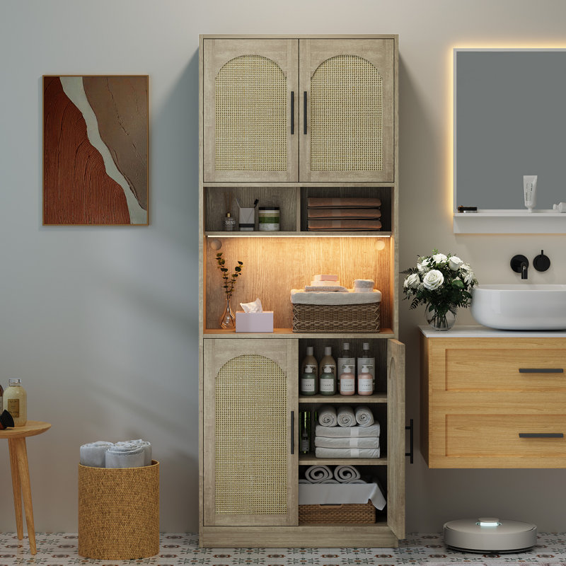 Armoire de bar 70,9 po, Naturel