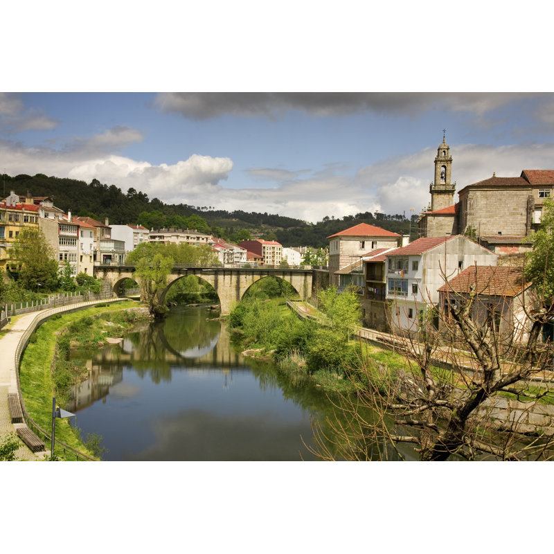 Ribadavia, Village by Aaliena - Wrapped Canvas Print, 20cm H x 30cm W