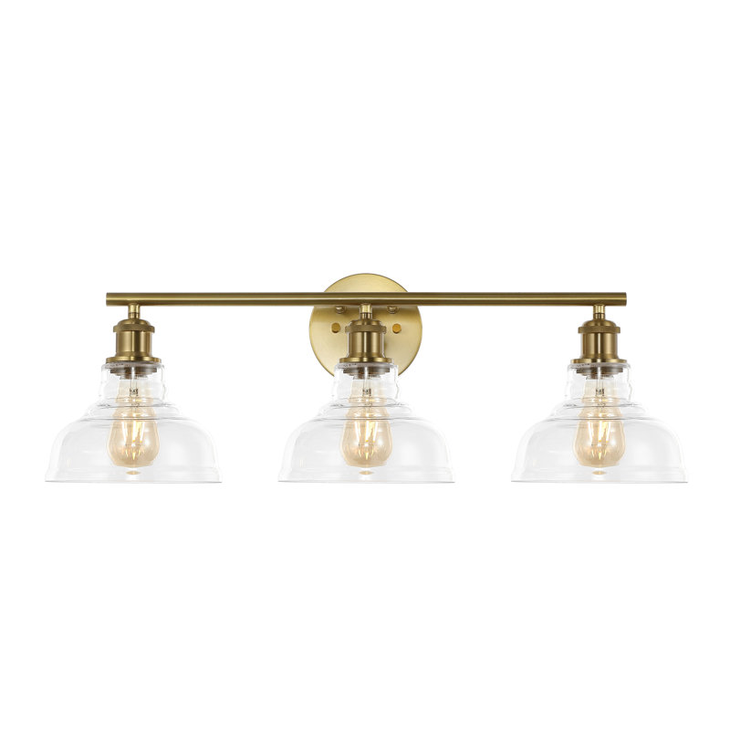 Brackenley 3 - Light Dimmable Vanity Light, Gold