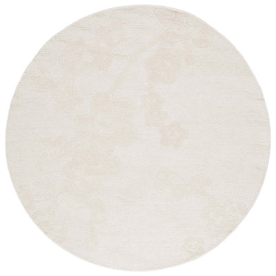Kebbie Hand Tufted Wool Pile Floral Rug