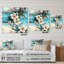 Motif tropical de bord de mer à motif bord de mer - acrylique côtier-101499232