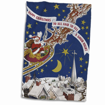 Festive Flight Holiday Towel - 15x22