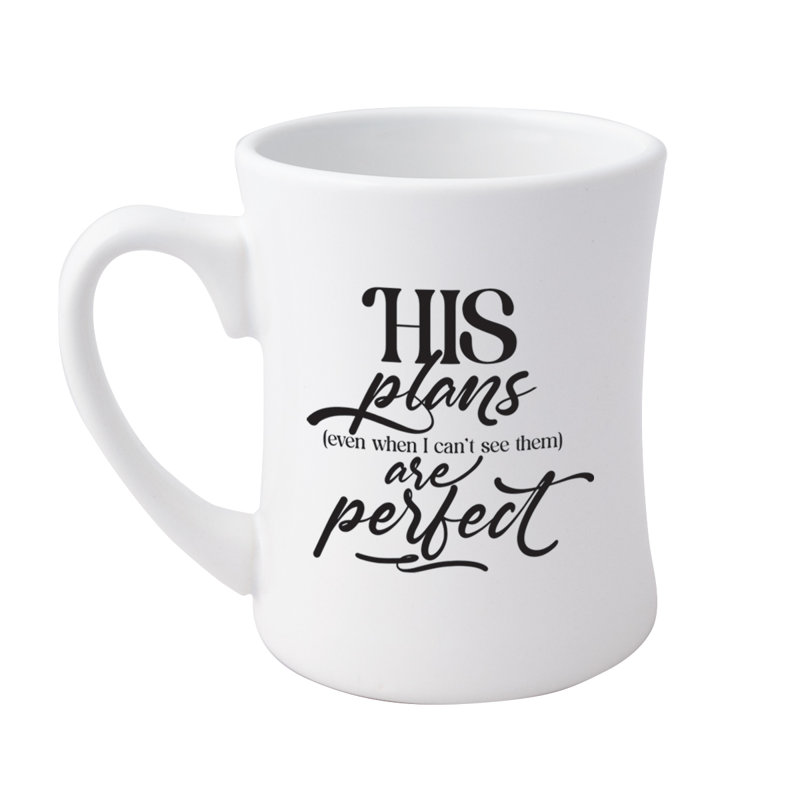 His Plans - Even When Designer Coffeehouse Mug, 19oz