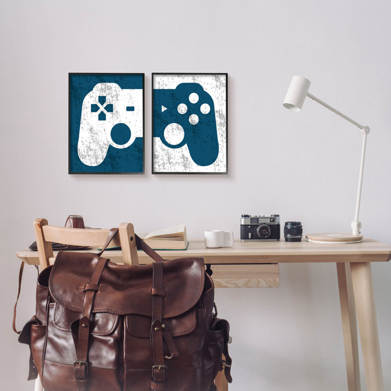 Ensemble de 2 giclées par Kim Allen, Giclée encadrée noir minuit, H 14 po x l 11 po x P 1,5 po