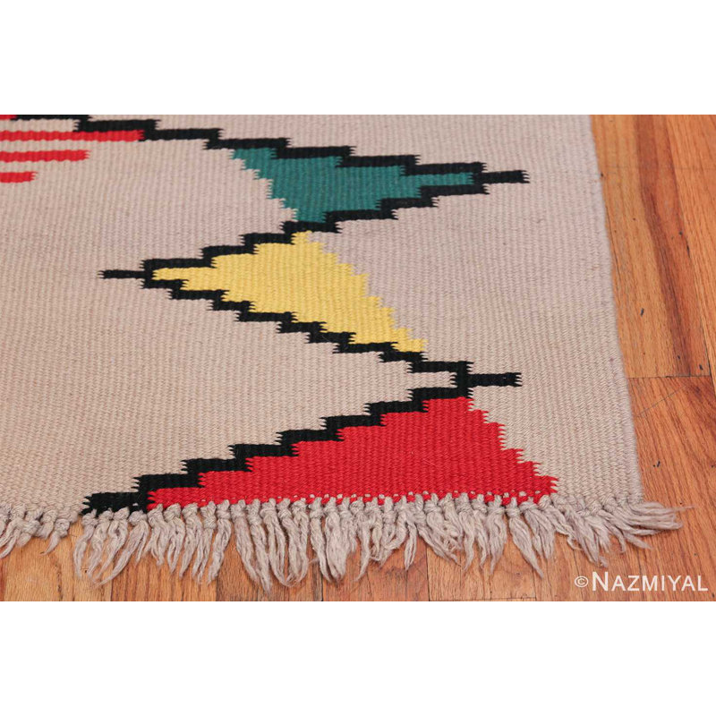 Petit tapis français kilim Antonin Kybal
