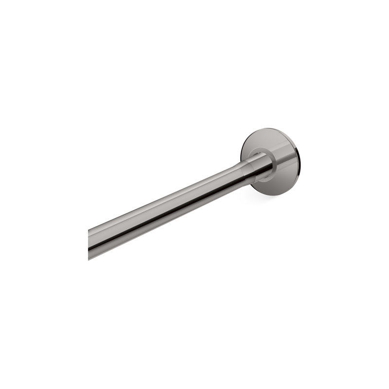 Tringle de douche incurvée Expanse - Design transitionnel, Argent