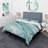 Silver Springs I Blue Green - Nautical & Coastal Duvet Cover Set - Microfiber Polyester-38757825