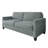 Velvet Upholstered Sofa-2075073486
