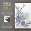 Periwinkle Patch III - reproduction encadrée de qualité supérieure - prête à être accrochée - aucun clou requis - aucun clou requis-108031566-108031573