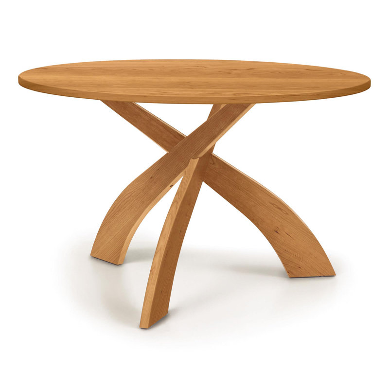 Entwine Dining - Round Fixed Top Table, 30" H x 48" L x 48" W, Natural Cherry, Natural Cherry