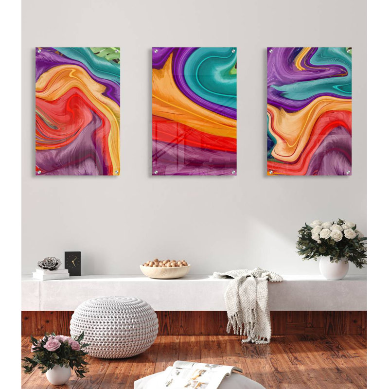 Aesthetic Wall - ensemble de 3 reproductions sans cadre