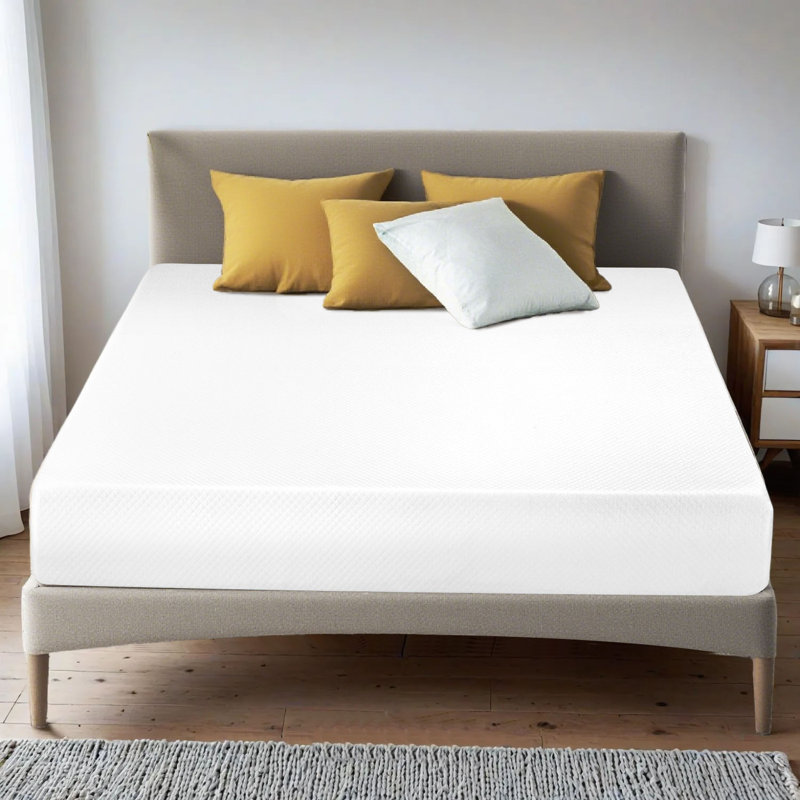 Matelas en mousse viscoélastique gélifiée mi-ferme, matelas de soulagement de la pression de refroidissement dans une boîte avec mousse de soutien