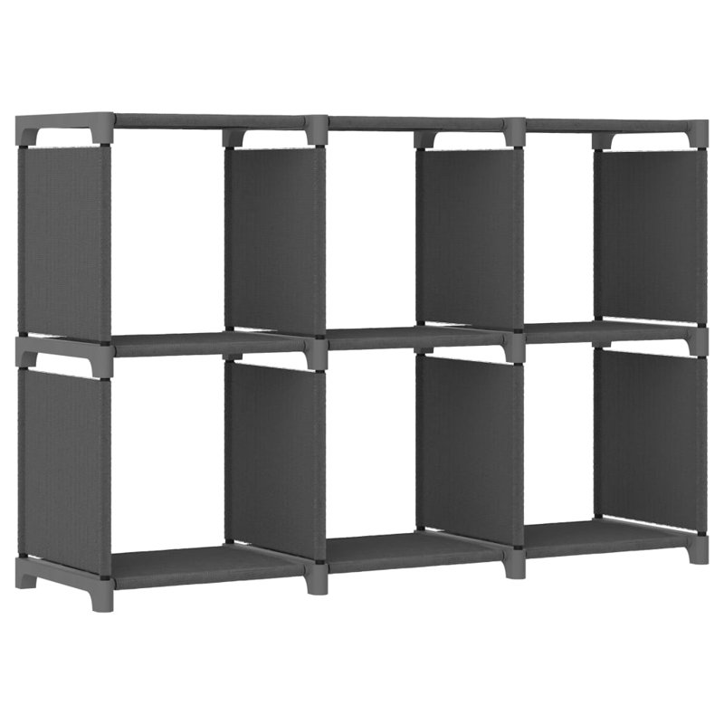 Huma 103cm W Metal Shelving Unit, Grey