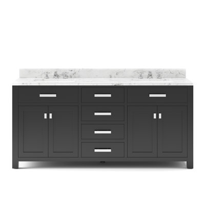 Minnetrista Bathroom Vanity with Marble Top