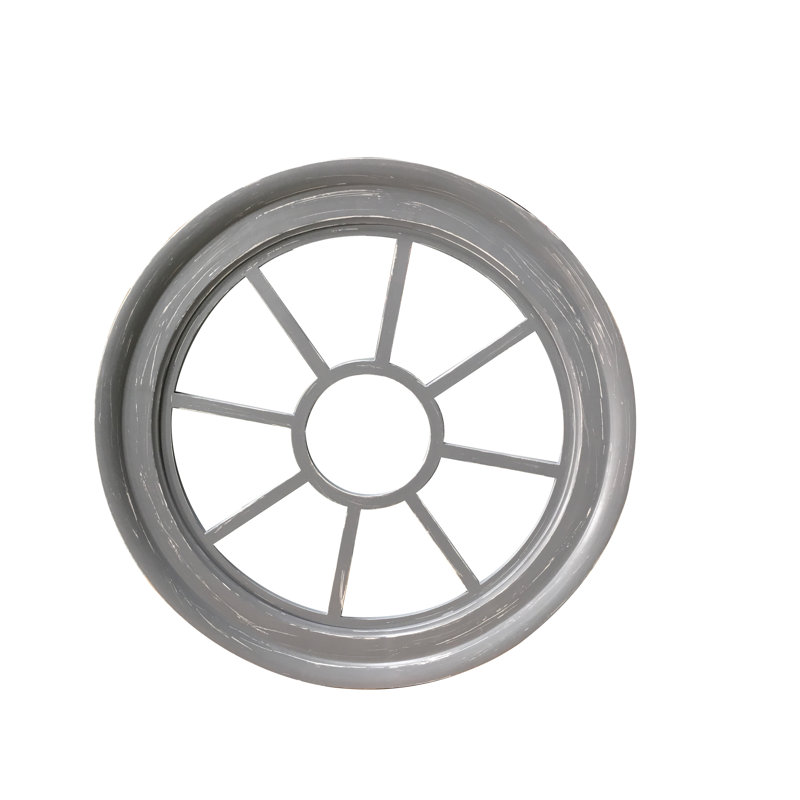 Miroir décoratif Zariyah, Gris vieilli