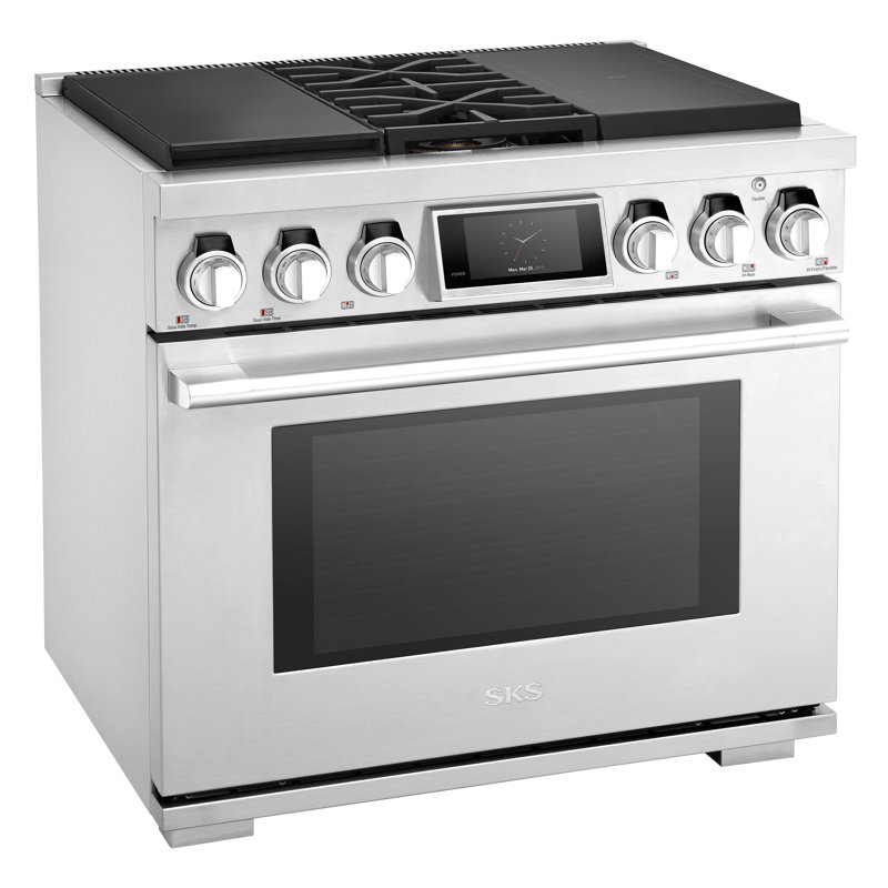 36-Inch Dual-Fuel Pro Range With Sous Vide And Induction