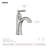 Halle Single Hole Bathroom Faucet with Drain Assembly-134434691