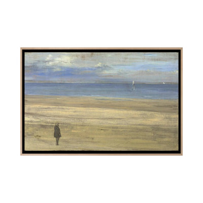 Harmony In Blue And Silver Trouville by James Abbott McNeill Whistler - 1 Piece Wall Art on Canvas