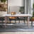 Eniel Rectangular Oval Sintered Stone Kitchen Dining Table With 4 Black Metal Legs-2069695511-2069695508-2069695505