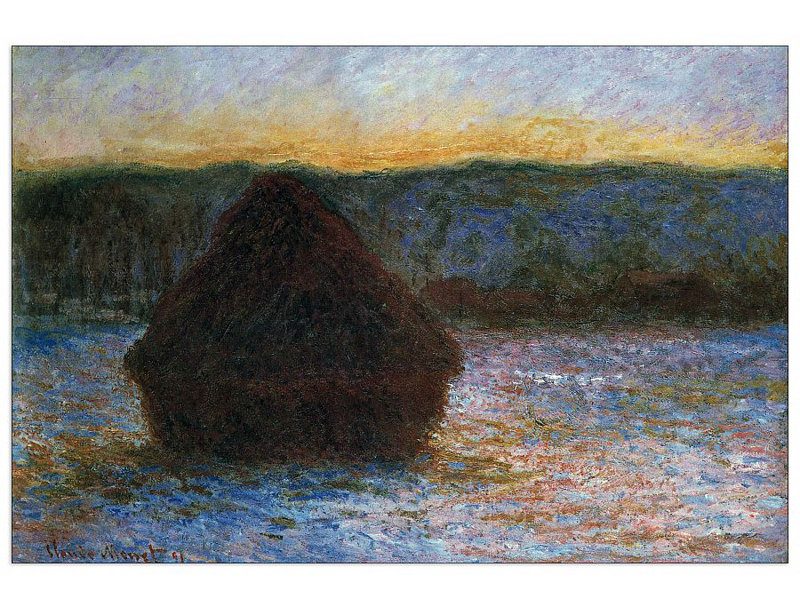 Claude Monet - Wrapped Canvas Painting, 60cm H x 90cm W x 1.8cm D