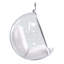 Chaise à bulles suspendue Modholic, coussins blancs-398680853