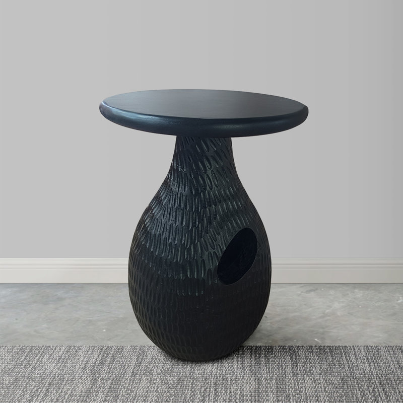 Candas Solid Wood End Table