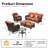 Guillen Wicker/Rattan 5 - Person Seating Group With Swivel chairs and Cushions-112864501